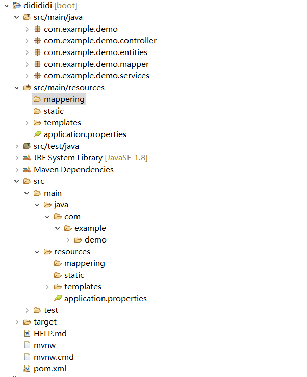 用Eclipse创建一个spring boot(连接mysql,简单使用mybatis)_eclipse springboot 连接mysql ...