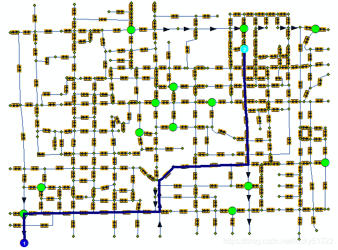 ArcGIS实验教程——实验十九：网络分析（最短路径实现）