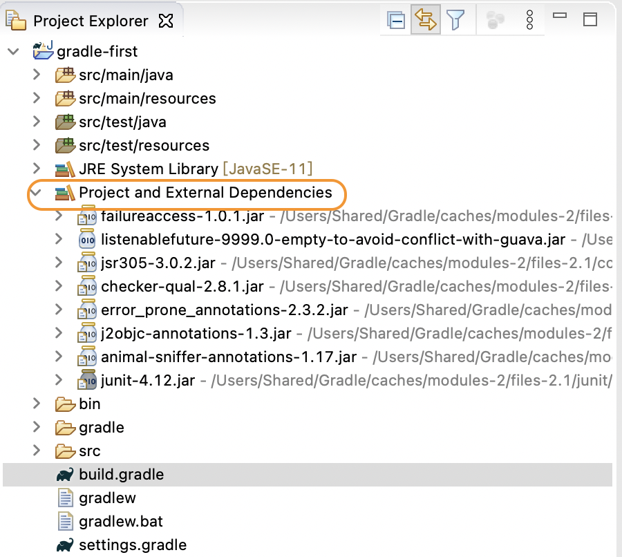 Eclipse配置Gradle_project and external dependenciesCSDN博客