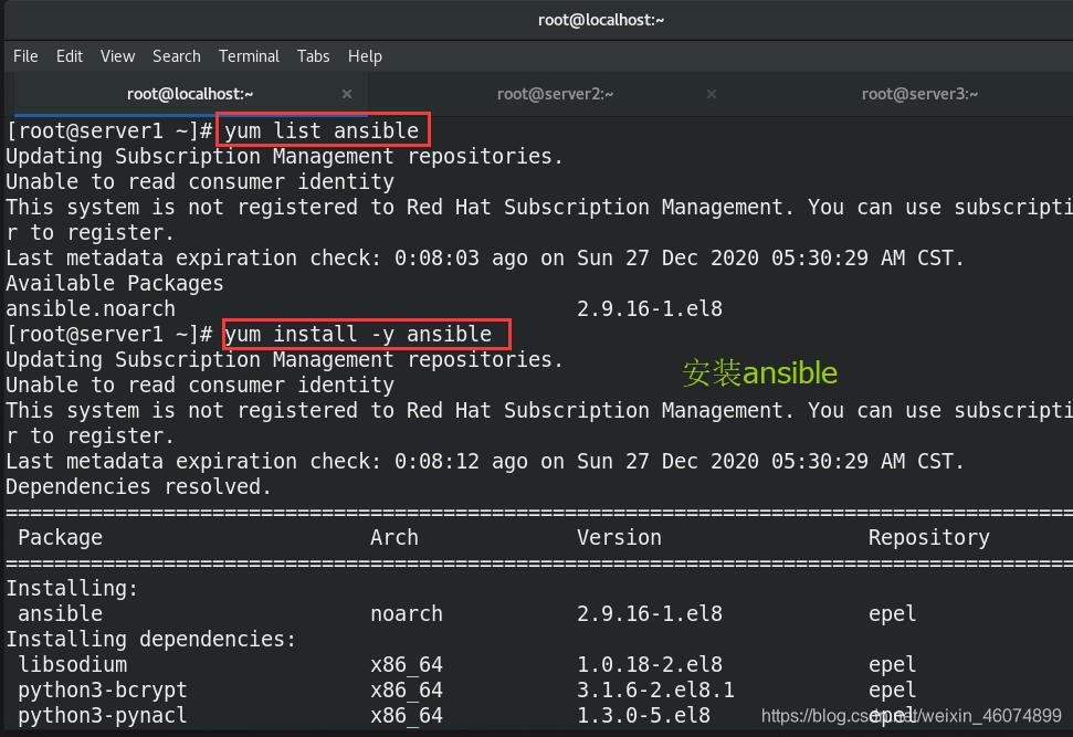 自动化运维工具ansible(二)--- 安装、配置、ad-hoc、playbook