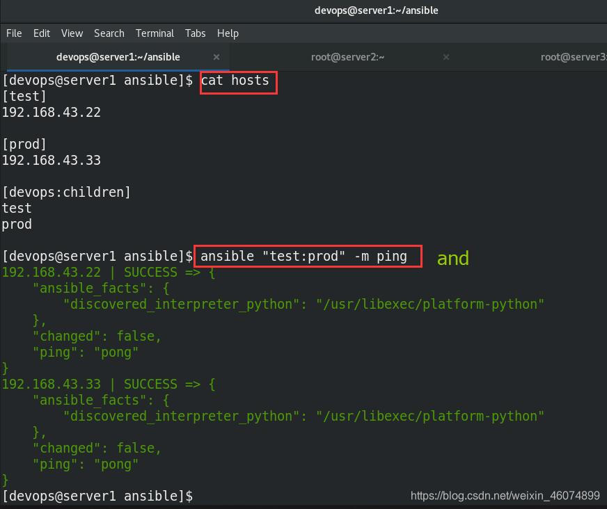 自动化运维工具ansible(二)--- 安装、配置、ad-hoc、playbook