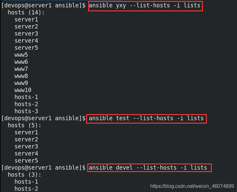 自动化运维工具ansible(二)--- 安装、配置、ad-hoc、playbook