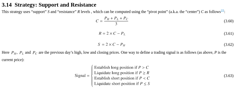 30、【backtrader股票策略】《151 trading strategies》中的支撑与阻力策略(support and resistance)