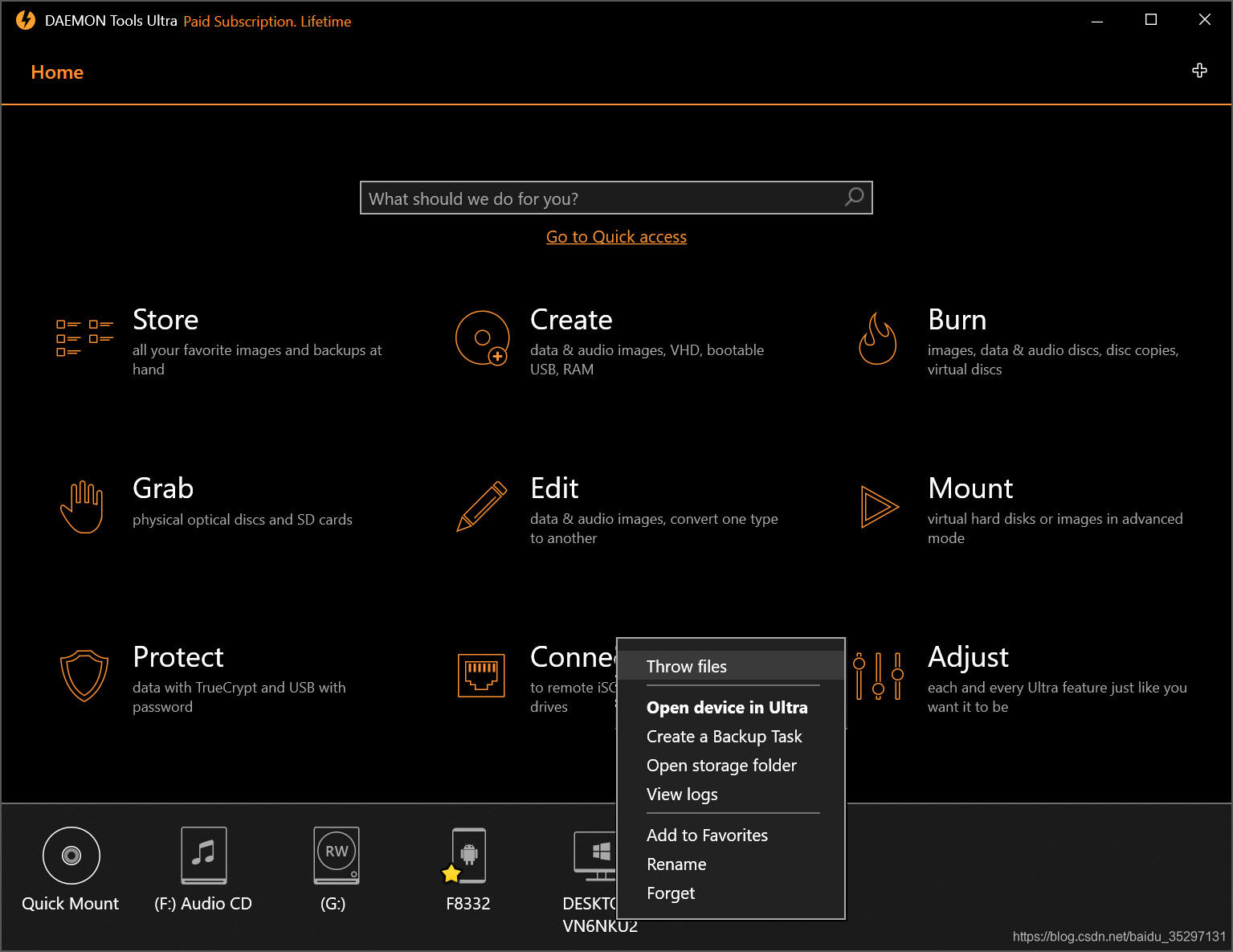 DAEMON Tools Ultra virtual optical drive 5.9.0.527