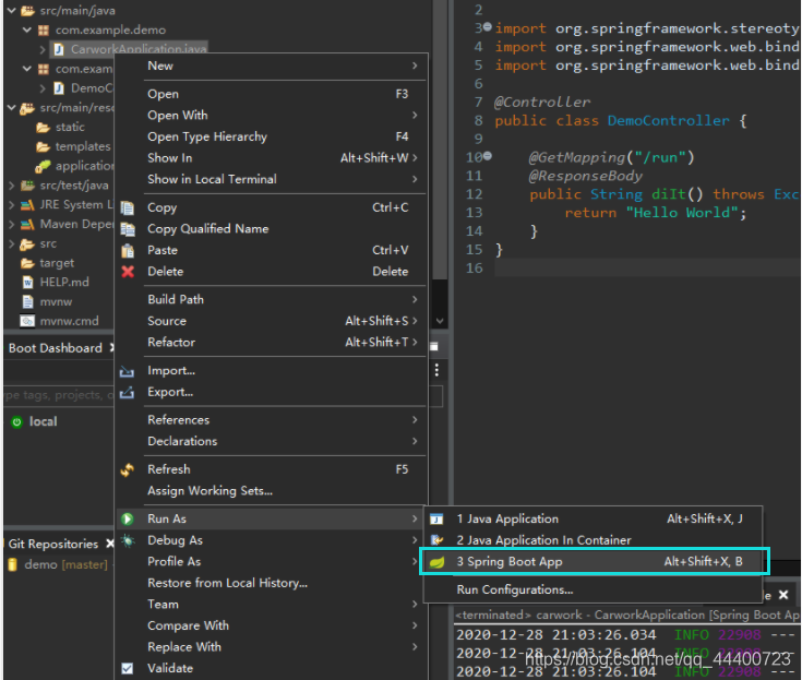 Spring Tool Suite 4初步实现SpringBoot_spring tool suite4 demo-CSDN博客