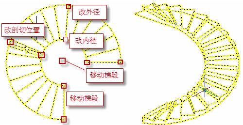 CAD制图教程：CAD软件中怎么画圆弧梯段？