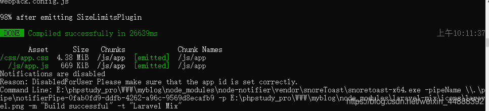 Notifications are disabled Reason: DisabledForUser Please make sure