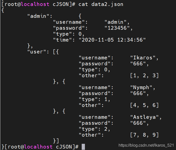 使用cJSON对json串进行读取解析和构建写入操作_c json读取数据-CSDN博客