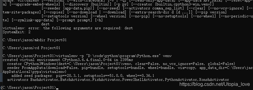 python入门之修改默认pip下载源——使用清华源头and指定python版本创建虚拟环境。_清华源python虚拟环境-CSDN博客