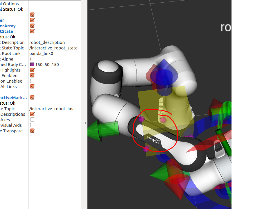 MoveIt! 学习笔记8 -Visualizing Collisions（碰撞可视化）（带后续使用的时候添加细节）