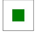 如上的兩個div,實現div2在div1裡面是居中顯示
一、方法一
利用margin,div1的寬減去div2的寬就是div2margin-left的數值:(100-40)/2=30
div1的高減去div2的高就是div2margin-top的數值:(100-40)/2=30