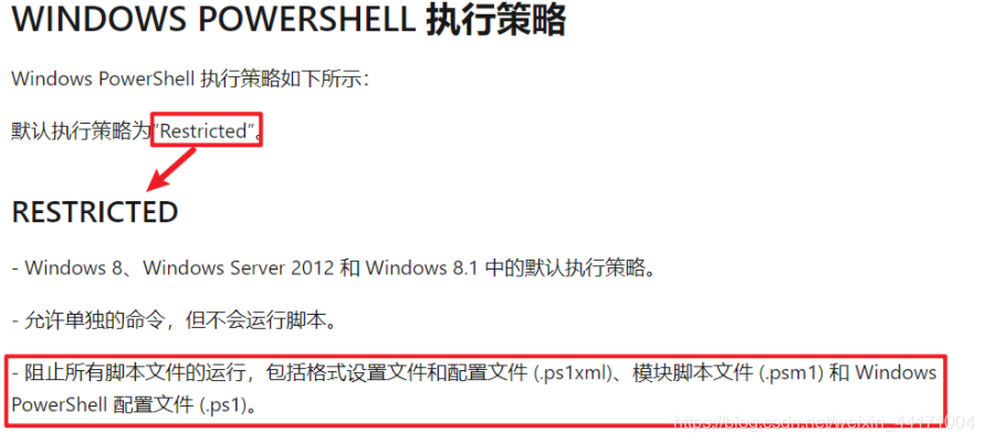 Windows PowerShell 执行策略