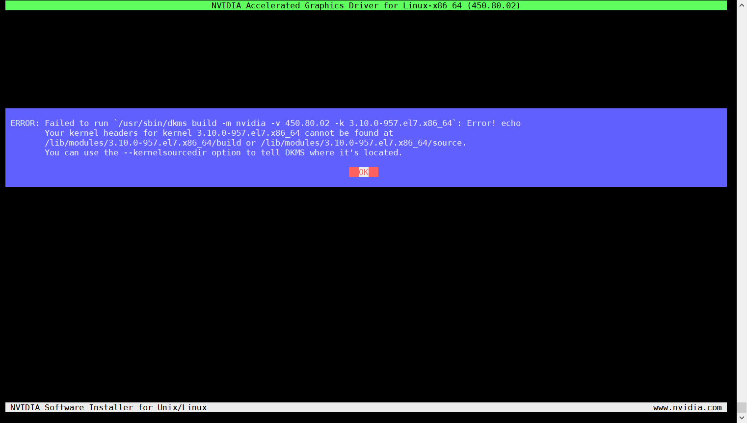 CentOS7.6 offline installation graphics driver - Programmer Sought
