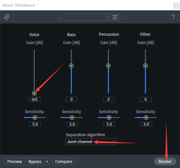 RX7 Audio Editor去掉人声取得伴奏_rx 7 audio editor消人声不彻底CSDN博客