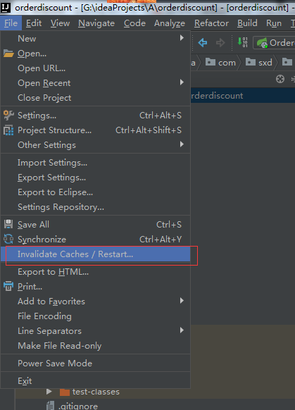 idea 清除项目缓存