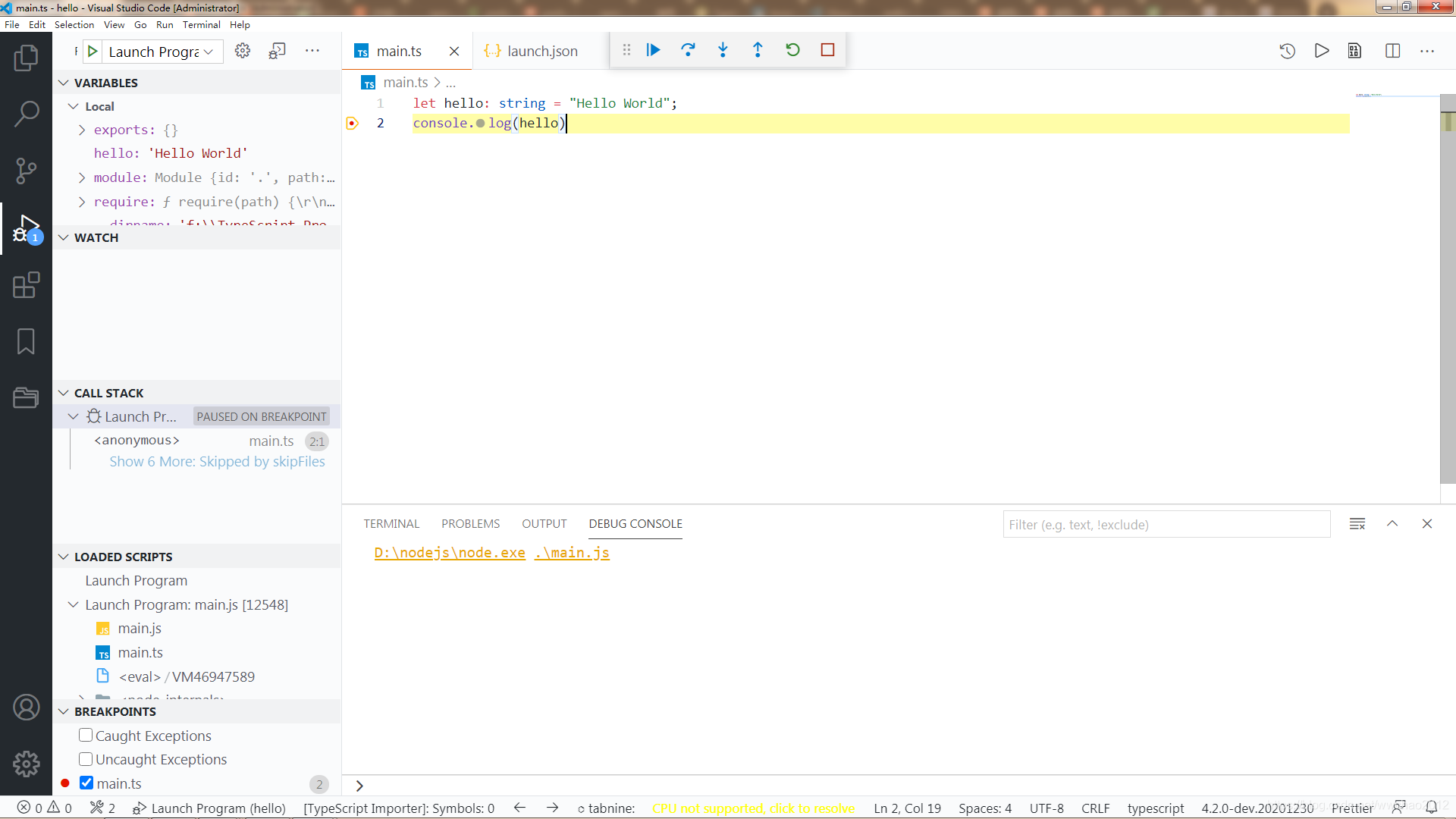 VS Code调试TypeScript项目-CSDN博客