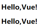 hello,vue