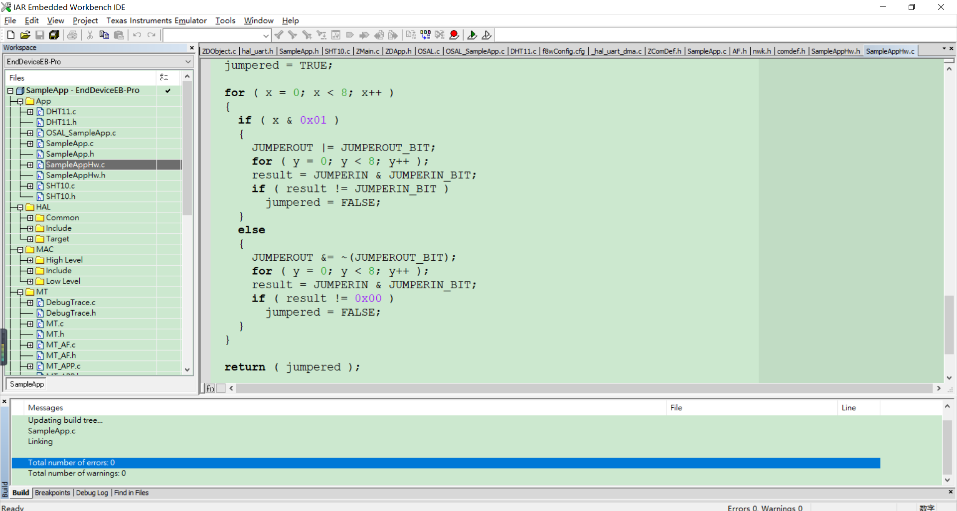 基于Zigbee的SHT10温湿度数据采集系统+python串口读取——Zigbee终端节点主要代码解析_python获取zigbee数据CSDN博客