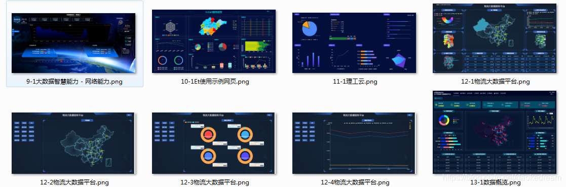 可视化效果大数据平台更多展示3