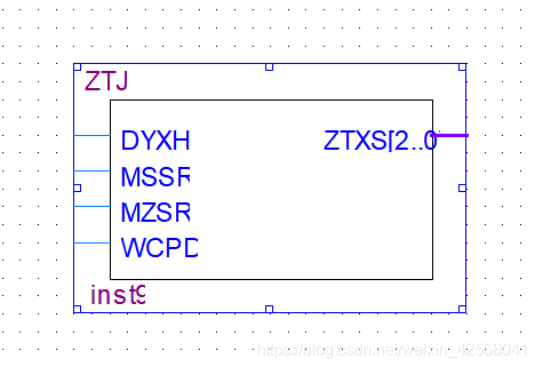 图 4-3-1 状态机（ZTJ）模块图
