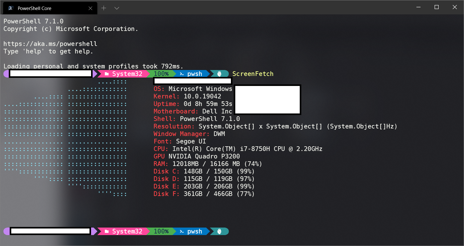 PowerShell Core 7配置与美化（结合Fluent Terminal/Windows Terminal）_请使用 ...