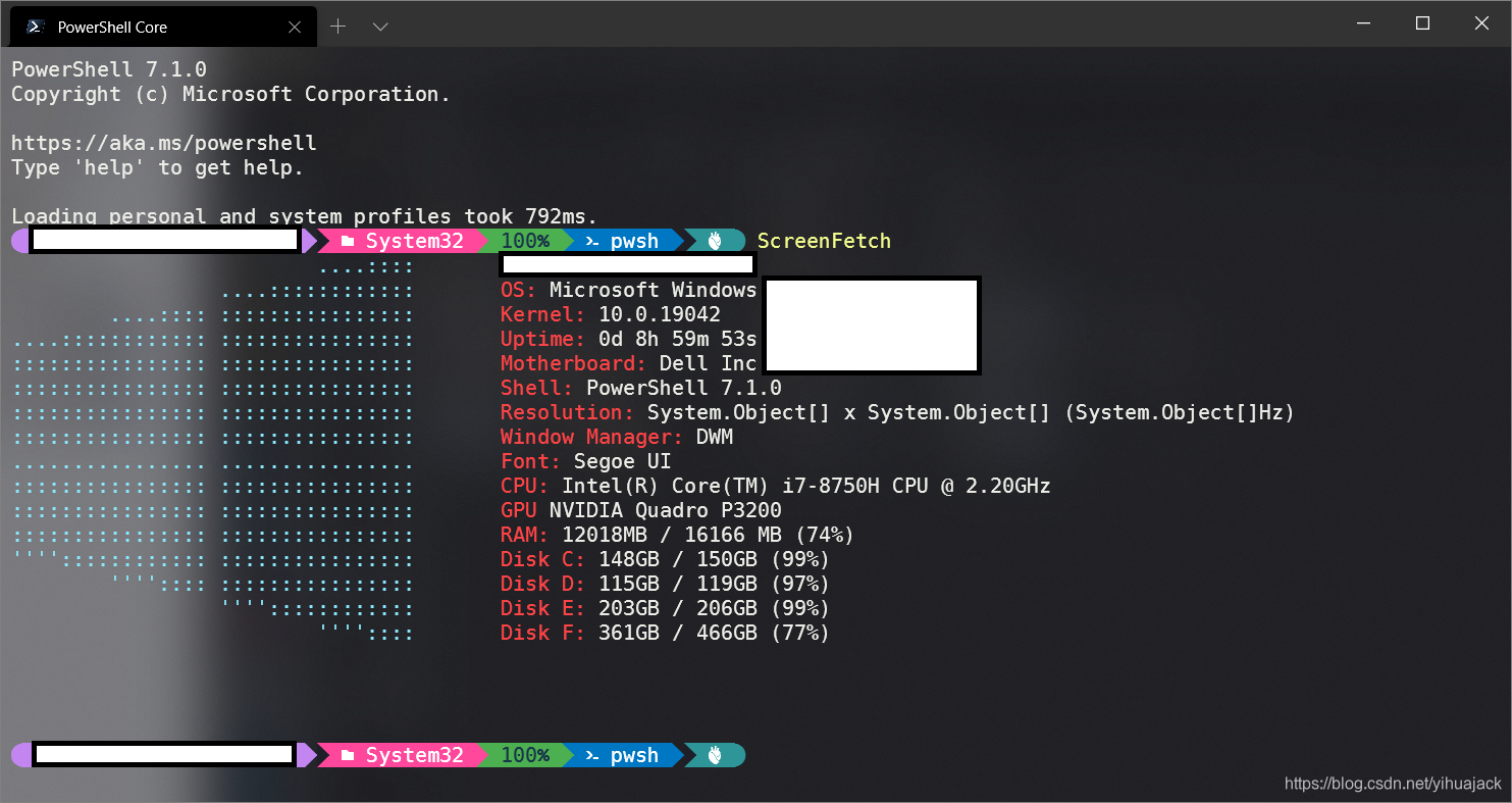 PowerShell Core 7配置与美化(结合Fluent Terminal/Windows Terminal)_请使用 ...