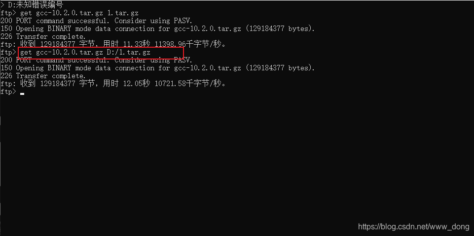 ftp命令总结_ftp mget-CSDN博客