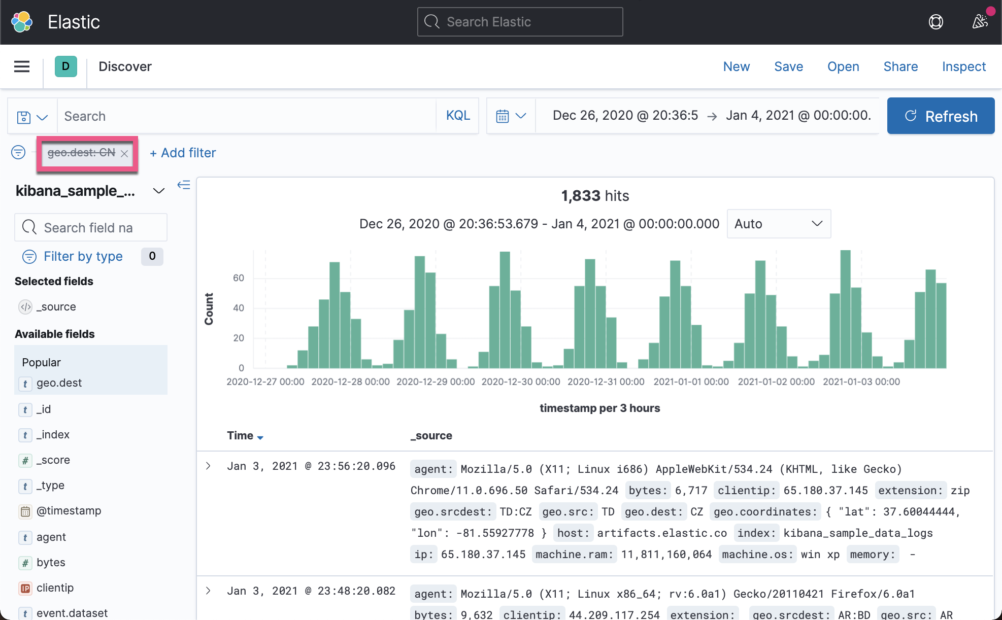 Kibana：几种创建 filter 的方法_kibana filterCSDN博客