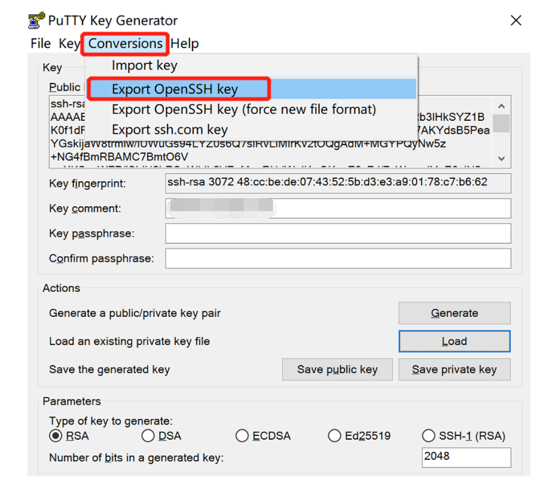 Pycharm 报错 Only SSH2 keys in OpenSSH format (DSA, RSA or ECDSA) or ...