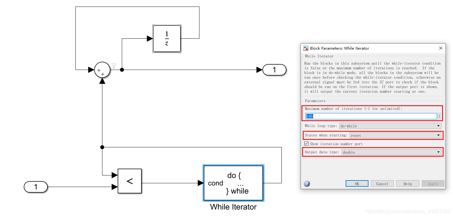 Simulink While Iterator Example Simulink学习——While语义(一)do-while子系统_simulink while循环-CSDN博客