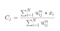 聚类中心的迭代公式