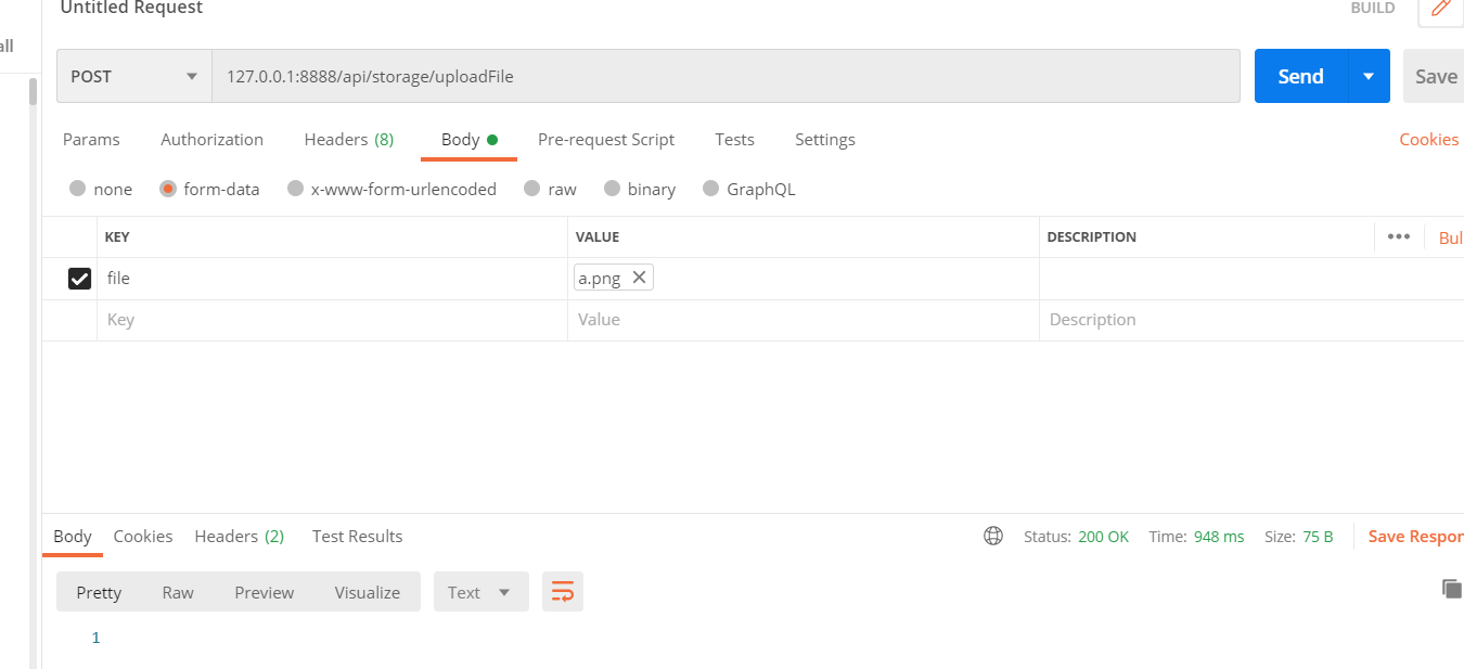 在是用PostMan进行上传图片时报“Failed to convert value of type ‘org.springframework ...
