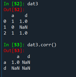 python与R corr()/cor() 对NaN是如何处理的