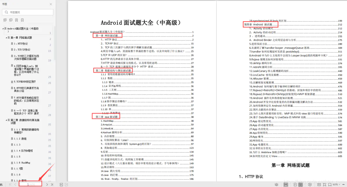 复习手册目录