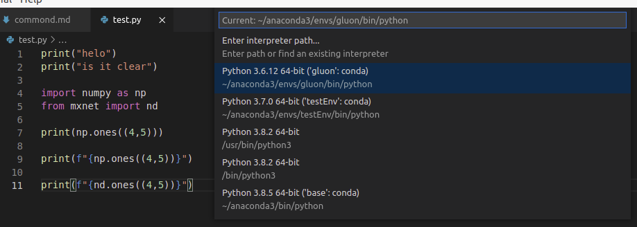 conda install opencv-python==3.2.0.6