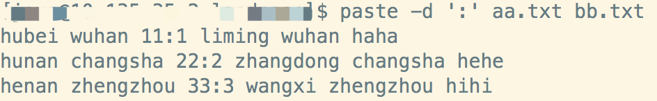 linux 字符转换命令(tr,col,expand,join,paste)