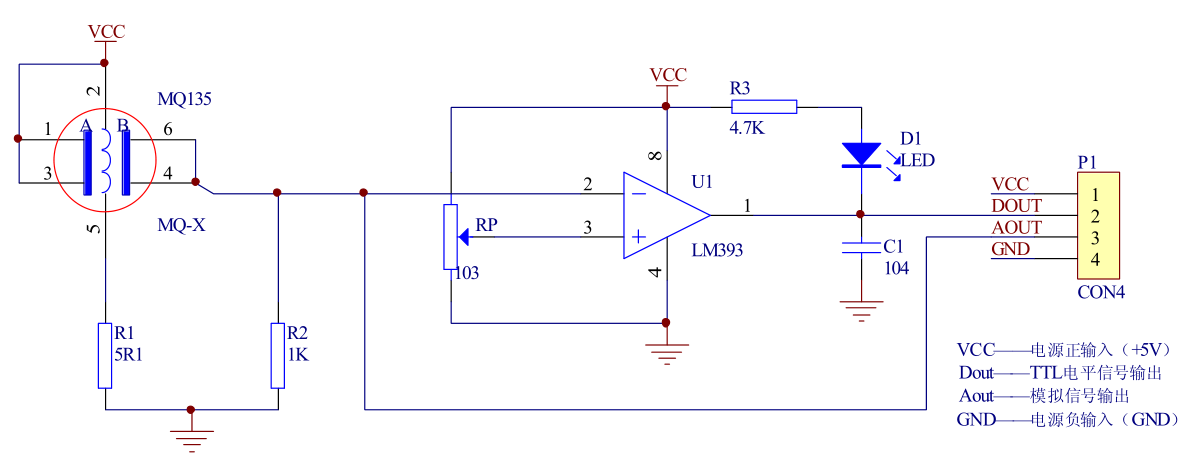 arduinouno实验15mq135气体传感器模块