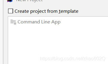 是否使用模板创建项目，什么都不选