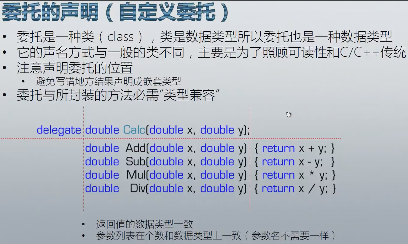 C#语言入门详解---委托（刘铁猛）_c#语言入门详解刘铁猛网盘-CSDN博客