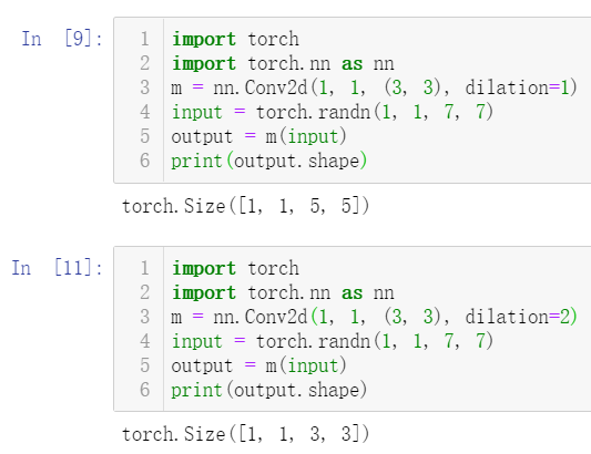 nn.Conv1d\nn.Conv2d以及groups\dilation参数的理解