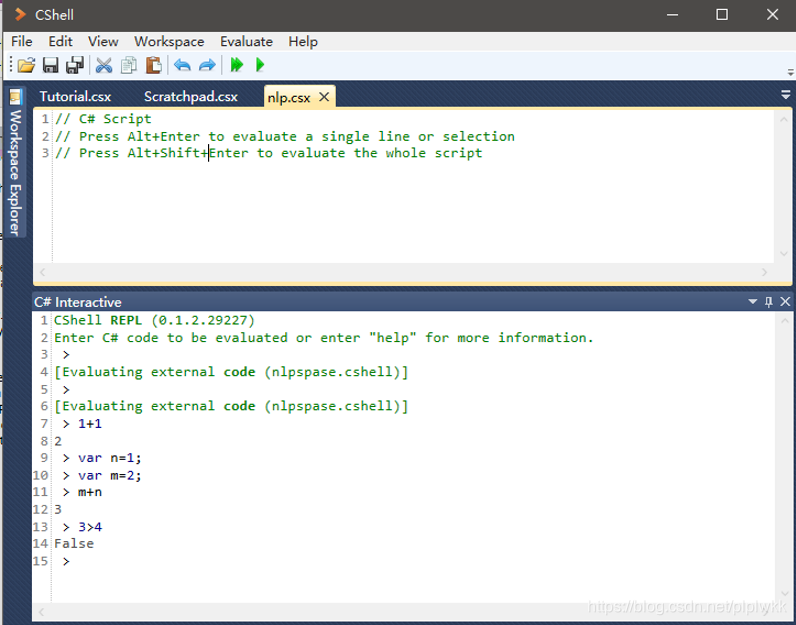 CShell (REPL) :轻量级、可扩展(dll)、 支持C#语法 的接口算法验证工具_c#shell-CSDN博客
