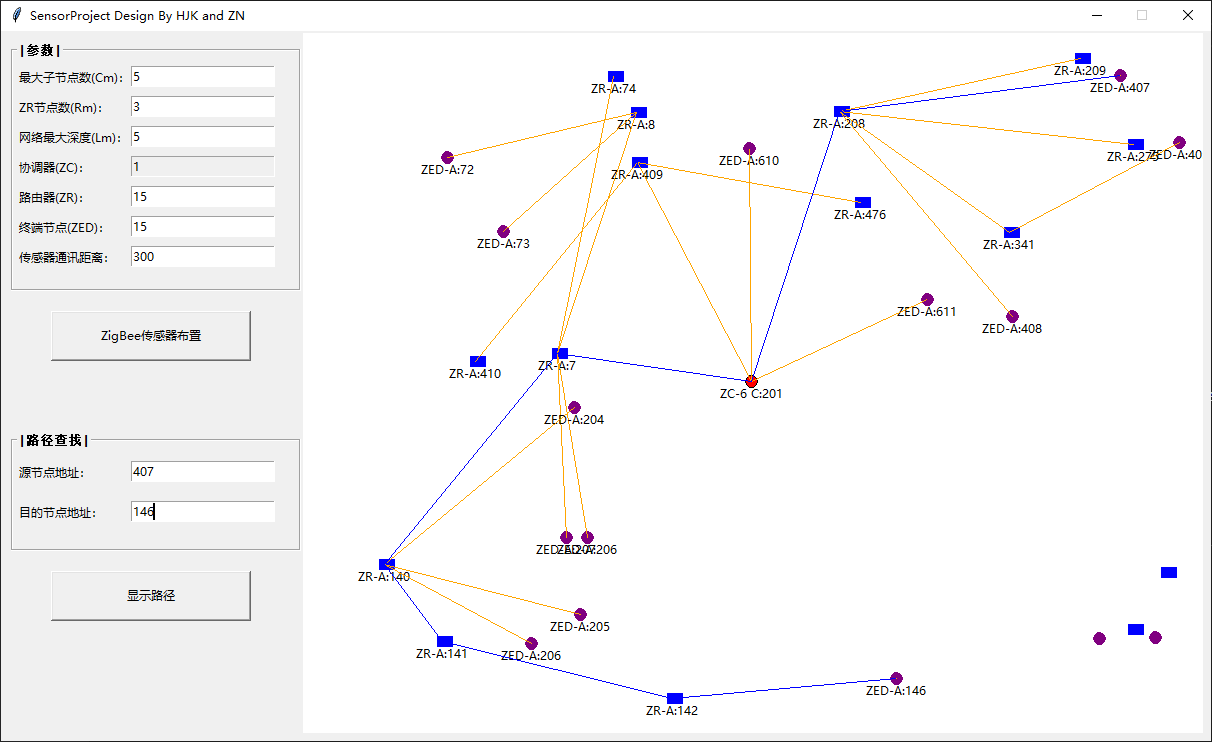 基于python实现ZigBee树状拓扑网络建构与动态地址分配及路由仿真CSDN博客