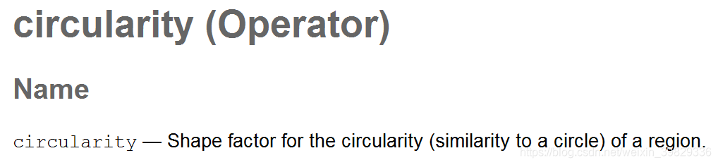 Halcon 算子 circularity_halcon circularity-CSDN博客