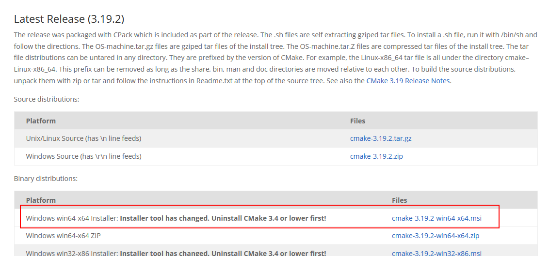Install CMake tutorial under Windows - Programmer Sought