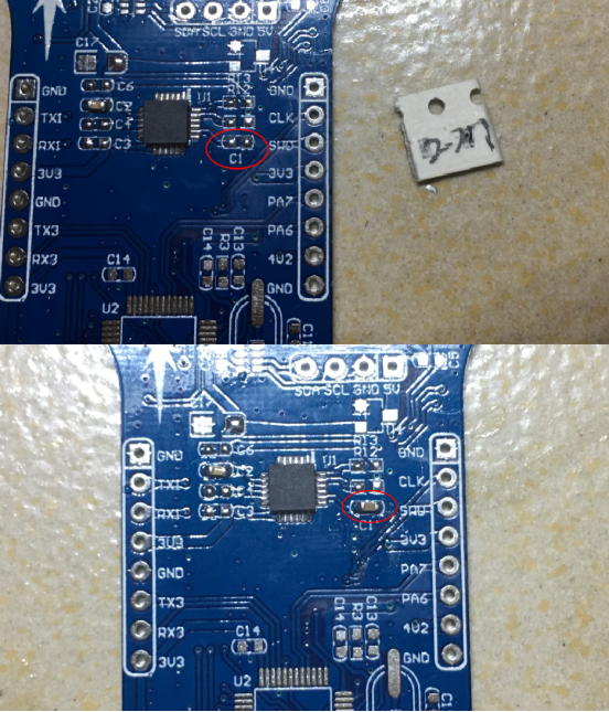 自己焊接制作的蓝鸟STM32四轴飞行器