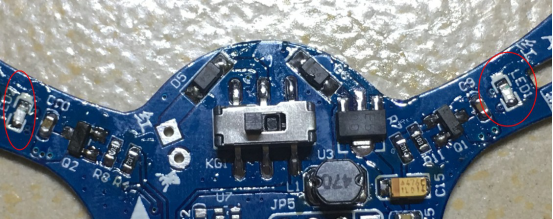 自己焊接制作的蓝鸟STM32四轴飞行器