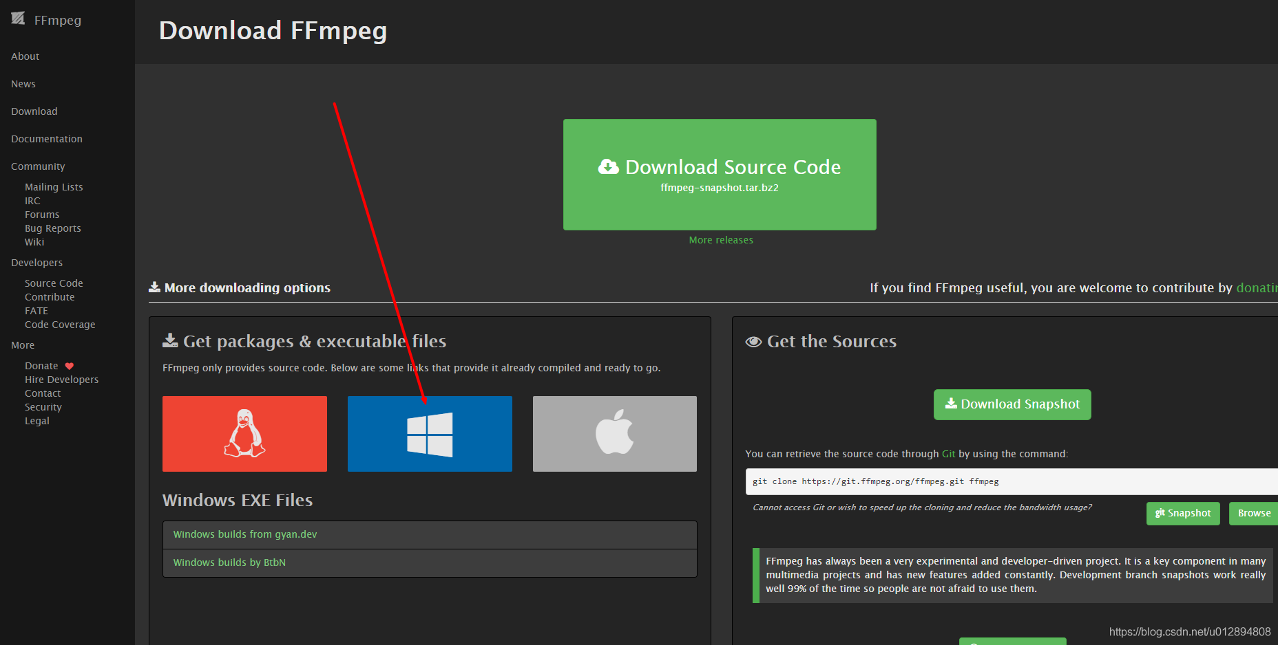 Windows安装配置ffmpeg过程_windows builds from gyan.devCSDN博客