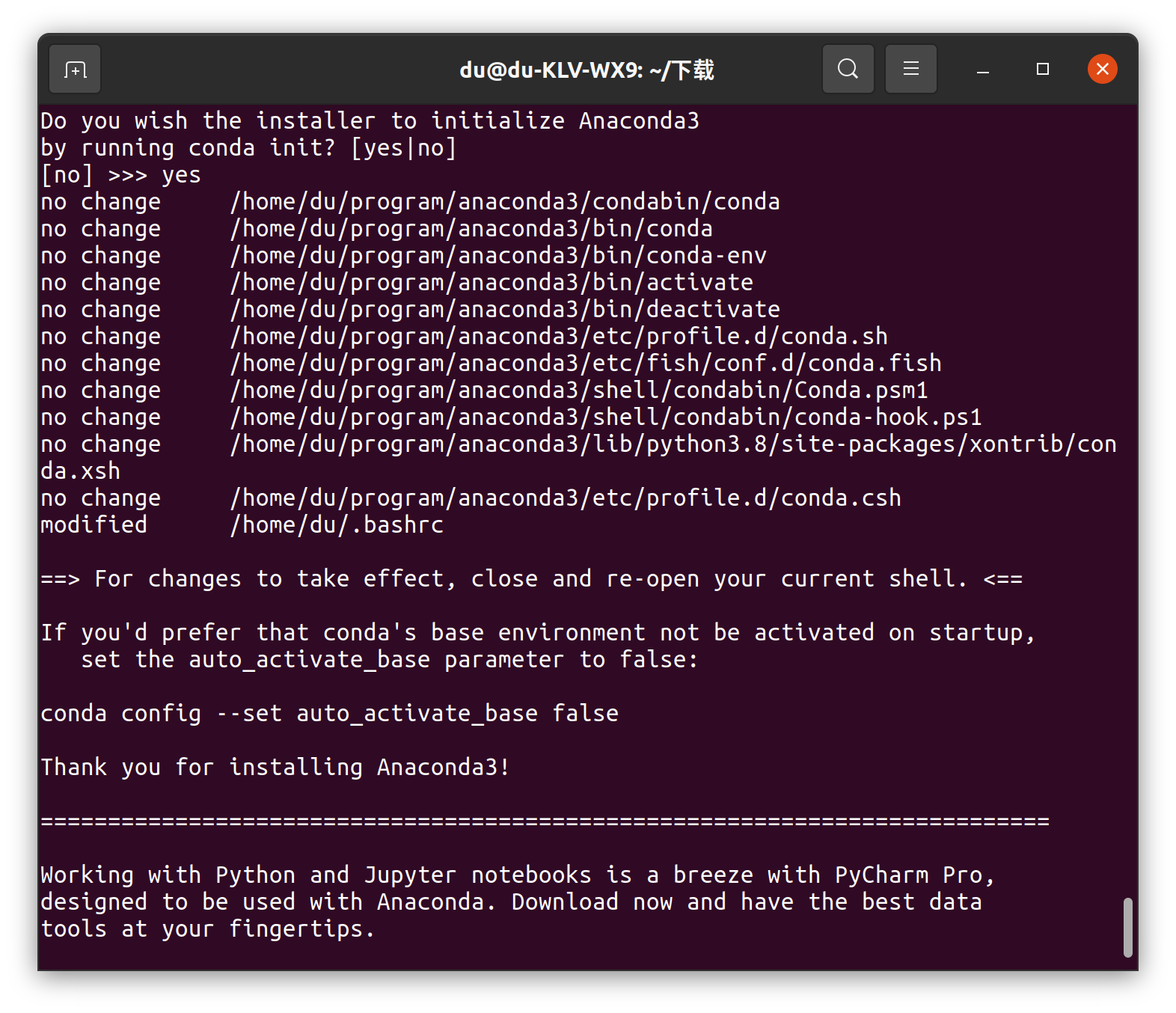 Ubuntu20 04安装pytorch Anaconda3 Pycharm Pytorch Gpu Du的博客 程序员宝宝 程序员宝宝