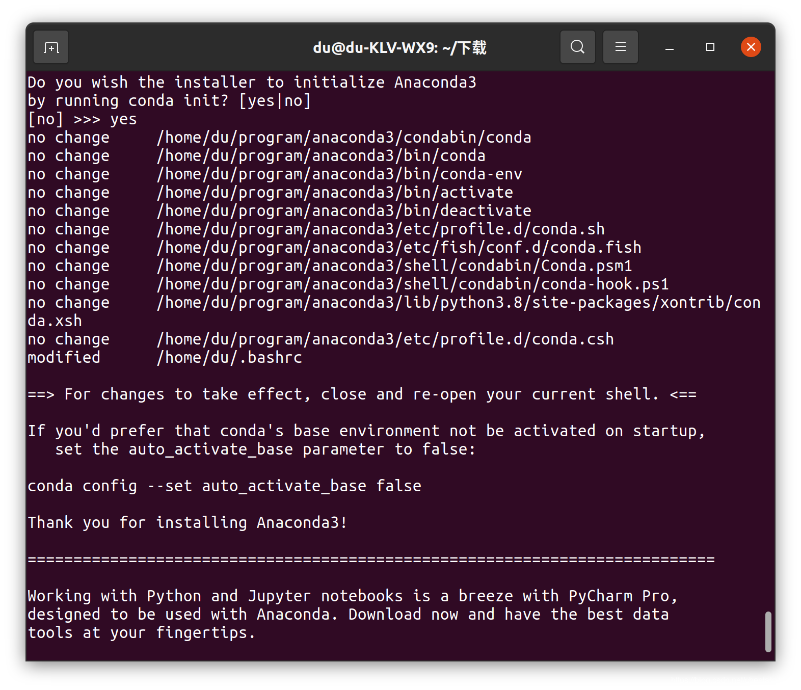 Ubuntu20 04安装pytorch Anaconda3 Pycharm Pytorch Gpu Du的博客 程序员宝宝 程序员宝宝