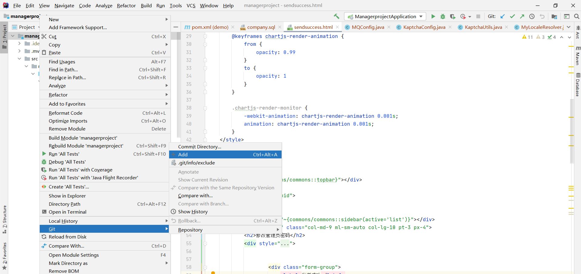 Upload project code from idea to gitee warehouse - Programmer Sought